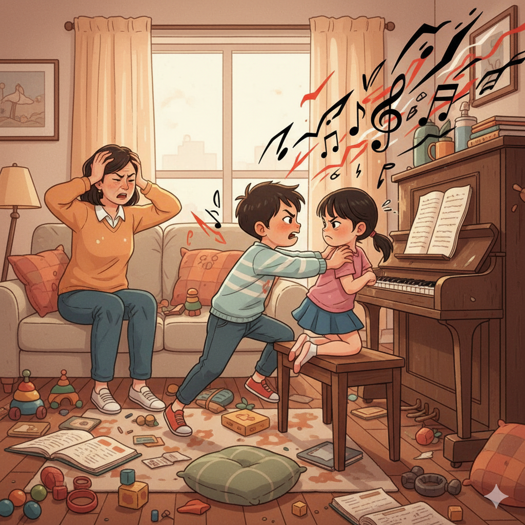Two Kids, One Piano: How to Balance Practice Resources in a Two-Child Family