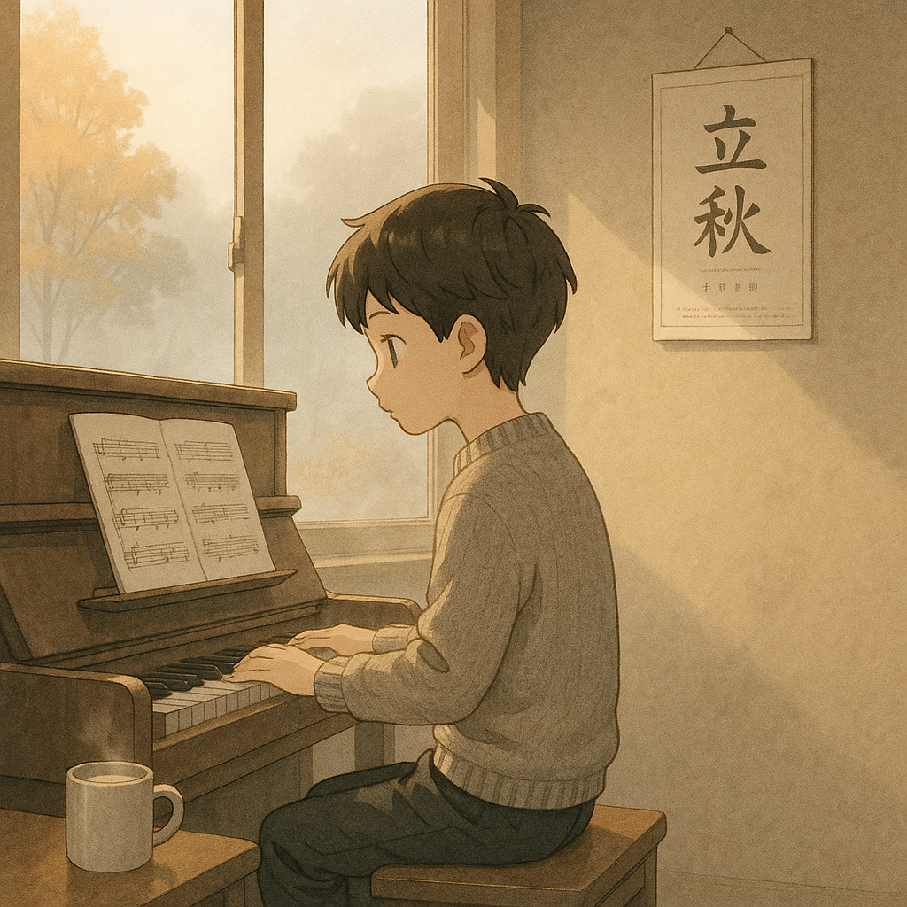 Mom, It's the First Day of Autumn — Not a Good Day for Piano Practice