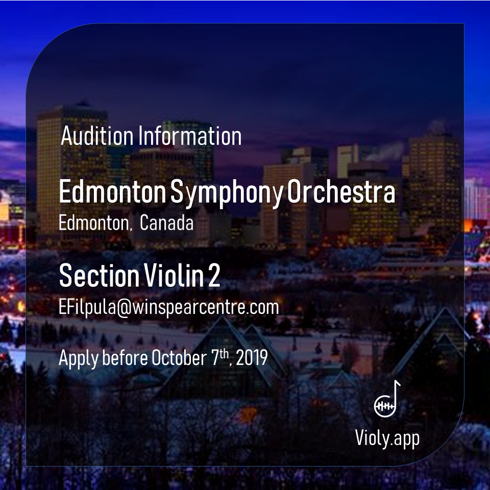 Music Auditions for Violy Violinists & Musicians