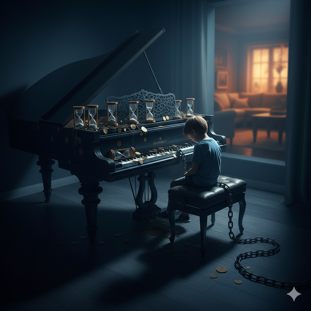 How Many Piano Families Are Trapped by the Sunk Cost Fallacy?