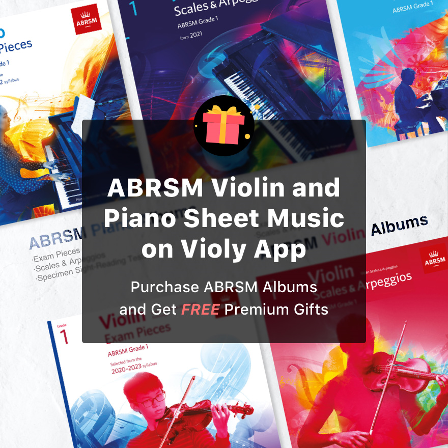 ABRSM Violin and Piano Sheet Music on Violy App