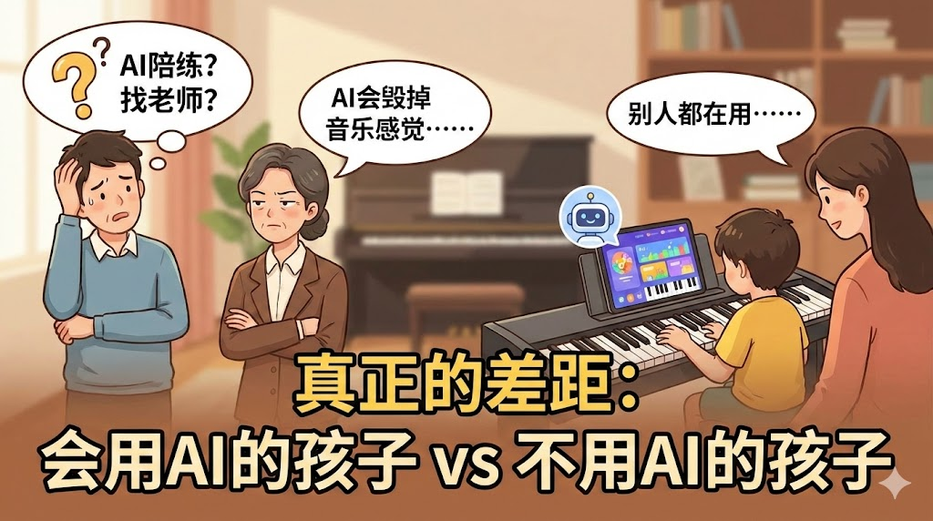 AI Won't Replace Piano Teachers, But Kids Who Use AI Are Pulling Ahead: Here's Why